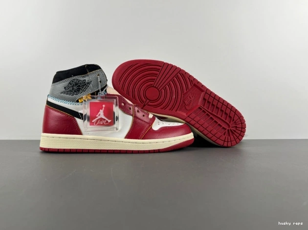 Cheap Husky Jordan High HV8563-600 OG Union LA Air 1 x 0702